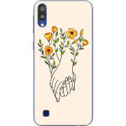 Чехол Uprint Samsung M105 Galaxy M10 Flower Hands
