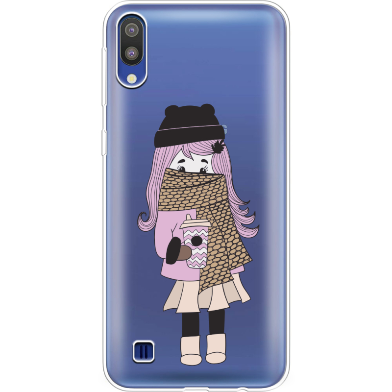 Прозрачный чехол Uprint Samsung M105 Galaxy M10 Winter Morning Girl