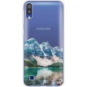 Прозрачный чехол Uprint Samsung M105 Galaxy M10 Blue Mountain