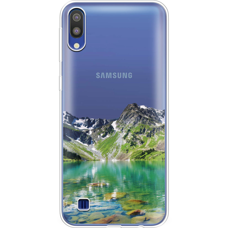 Прозрачный чехол Uprint Samsung M105 Galaxy M10 Green Mountain