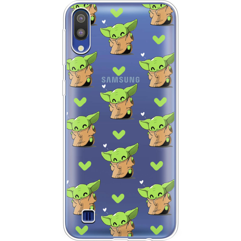 Прозрачный чехол Uprint Samsung M105 Galaxy M10 Pattern Baby Yoda