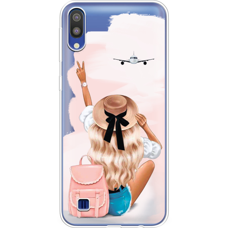 Прозрачный чехол Uprint Samsung M105 Galaxy M10 Travel Girl