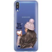 Прозрачный чехол Uprint Samsung M105 Galaxy M10 love is in the air