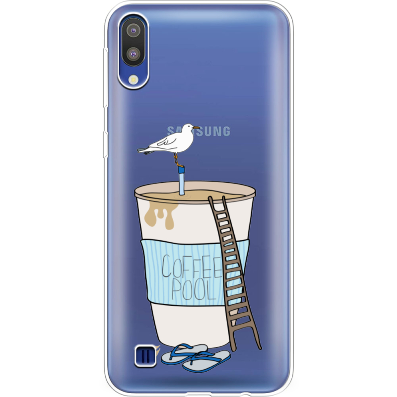 Прозрачный чехол Uprint Samsung M105 Galaxy M10 Segull in Cofee Pool
