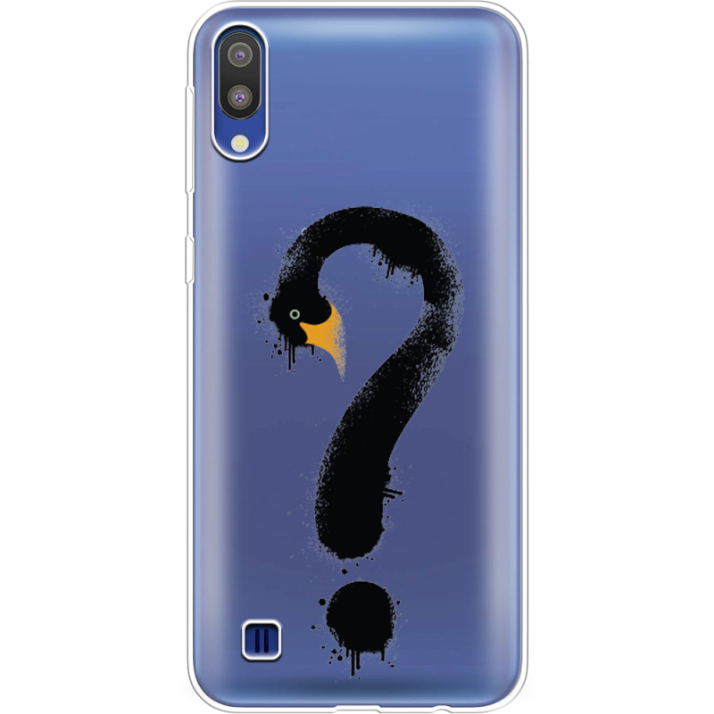 Прозрачный чехол Uprint Samsung M105 Galaxy M10 Swan question