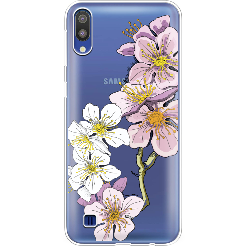 Прозрачный чехол Uprint Samsung M105 Galaxy M10 Cherry Blossom