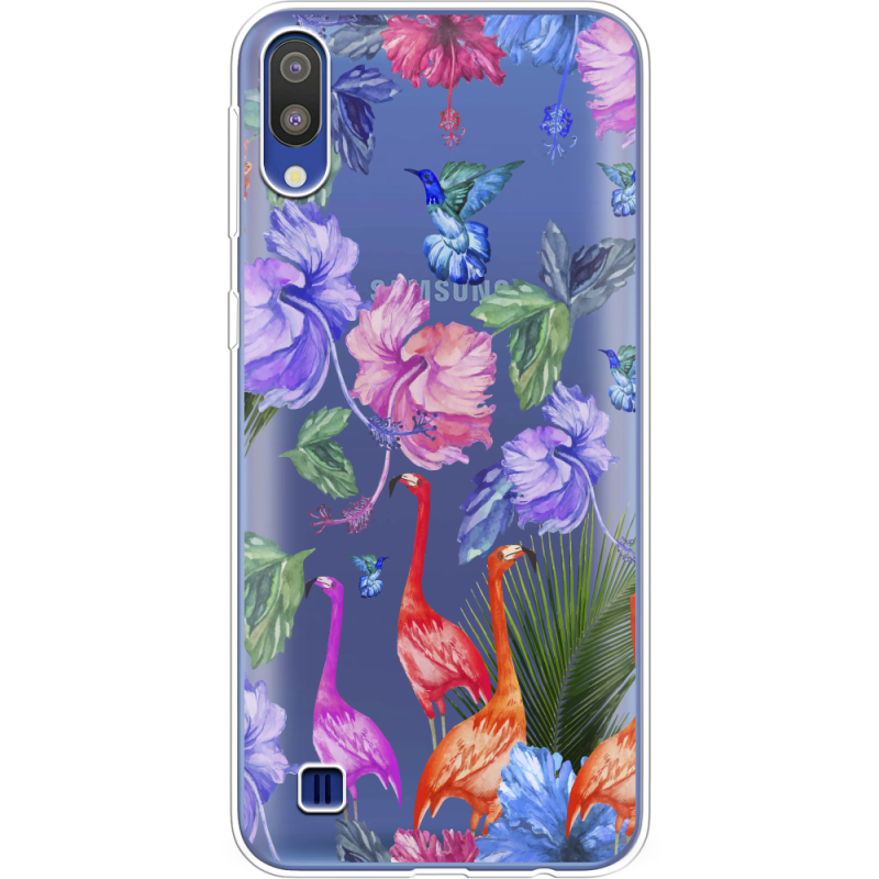 Прозрачный чехол Uprint Samsung M105 Galaxy M10 Flamingo