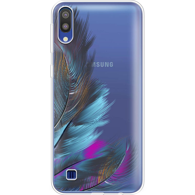 Прозрачный чехол Uprint Samsung M105 Galaxy M10 Feathers