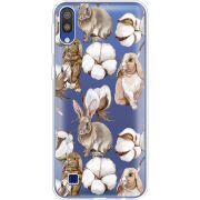 Прозрачный чехол Uprint Samsung M105 Galaxy M10 Cotton and Rabbits