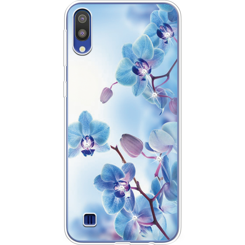 Чехол со стразами Samsung M105 Galaxy M10 Orchids