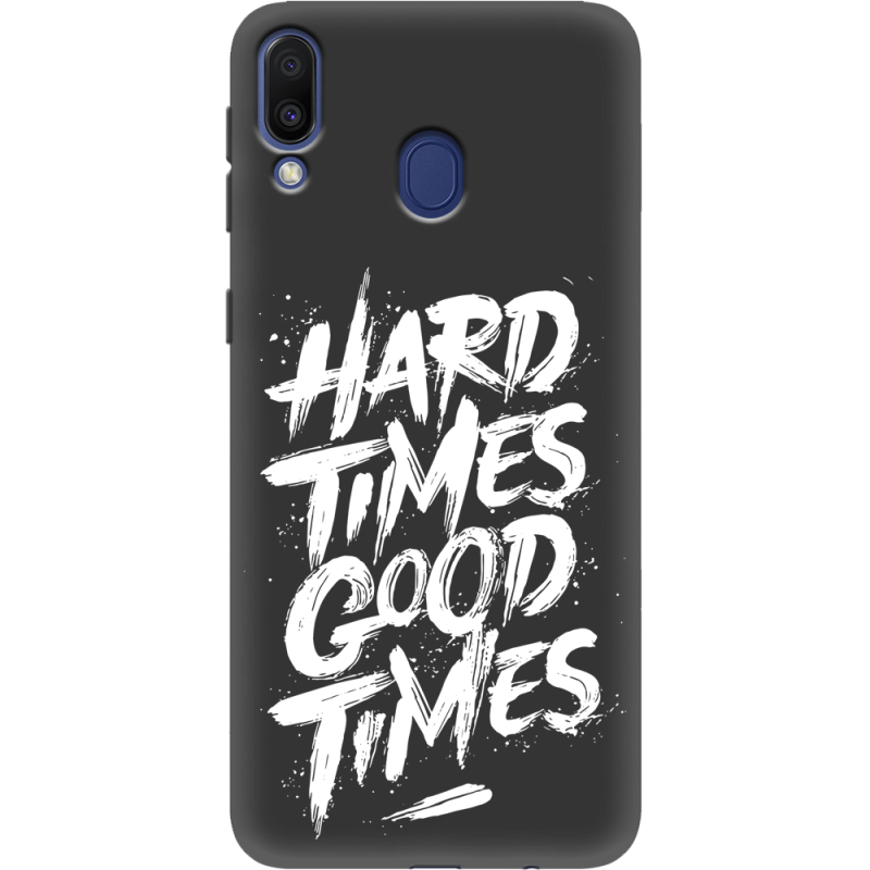 Черный чехол Uprint Samsung M205 Galaxy M20 Hard Times Good Times