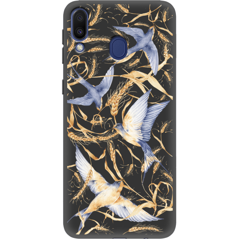 Черный чехол Uprint Samsung M205 Galaxy M20 Ластівки