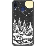 Черный чехол Uprint Samsung M205 Galaxy M20 