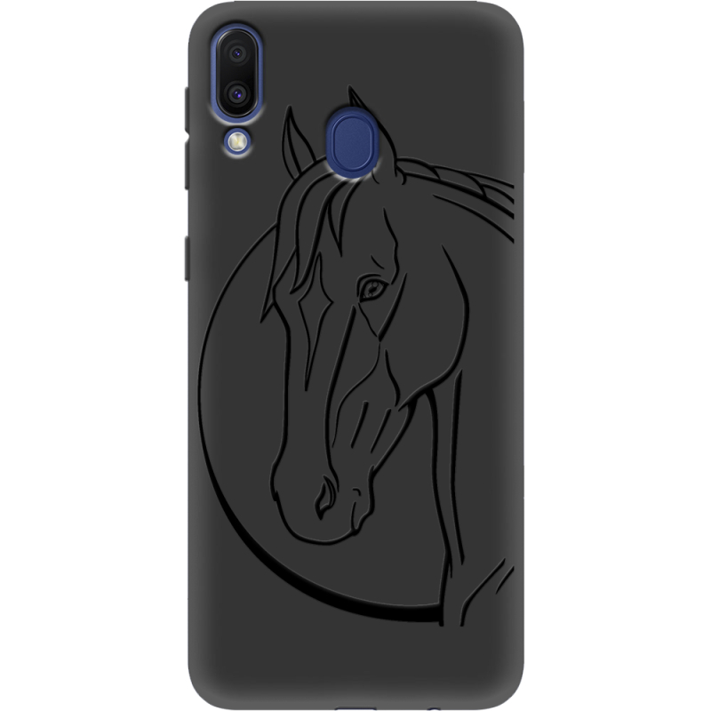 Черный чехол Uprint Samsung M205 Galaxy M20 Horse