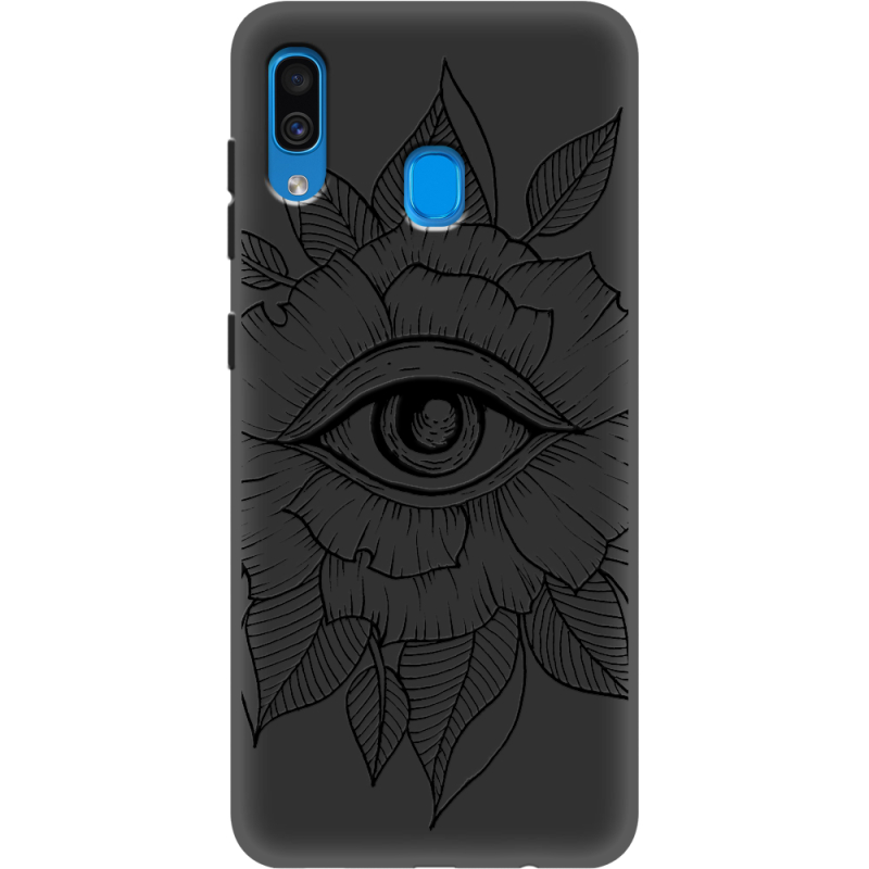 Черный чехол Uprint Samsung A305 Galaxy A30 Eye