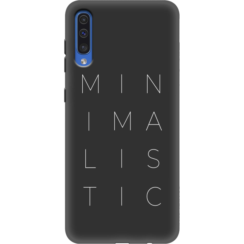 Черный чехол Uprint Samsung A505 Galaxy A50 Minimalistic