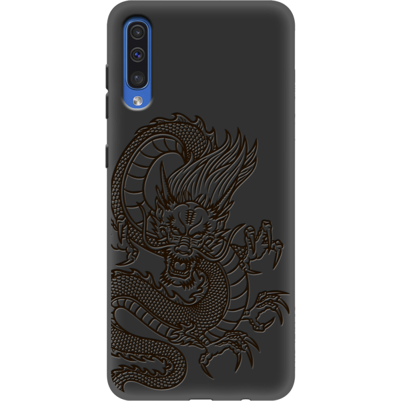 Черный чехол Uprint Samsung A505 Galaxy A50 Chinese Dragon