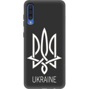 Черный чехол Uprint Samsung A505 Galaxy A50 Тризуб монограмма ukraine