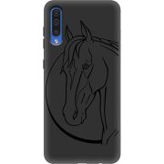 Черный чехол Uprint Samsung A505 Galaxy A50 Horse