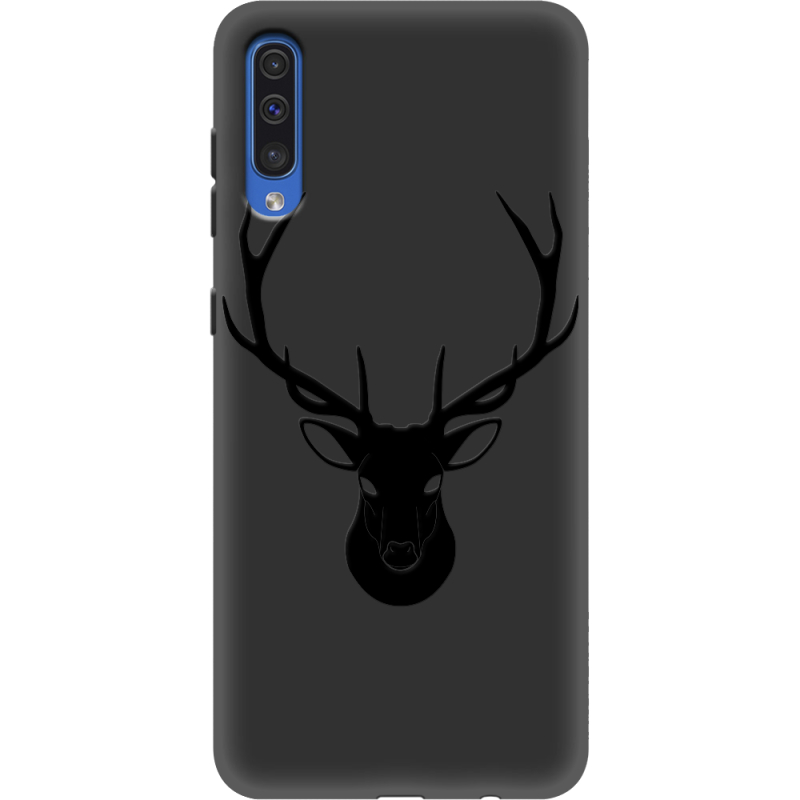 Черный чехол Uprint Samsung A505 Galaxy A50 Deer