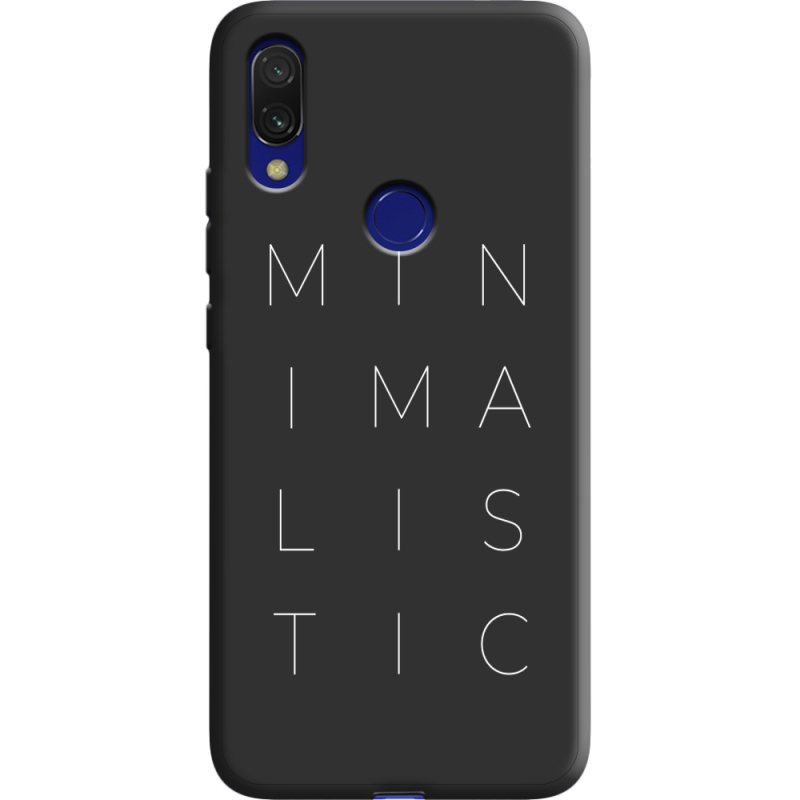 Черный чехол Uprint Xiaomi Redmi 7 Minimalistic