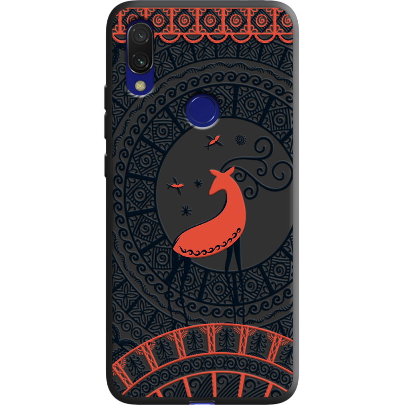 Черный чехол Uprint Xiaomi Redmi 7 Ornament