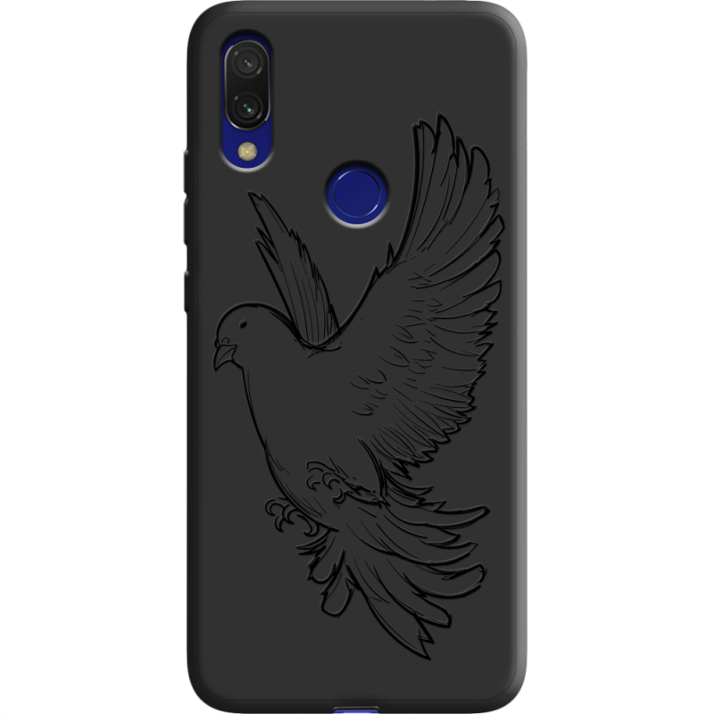 Черный чехол Uprint Xiaomi Redmi 7 Dove