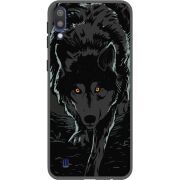 Черный чехол Uprint Samsung M105 Galaxy M10 Wolf