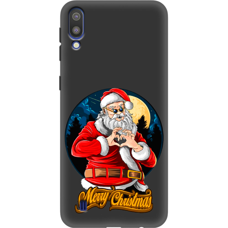 Черный чехол Uprint Samsung M105 Galaxy M10 Cool Santa