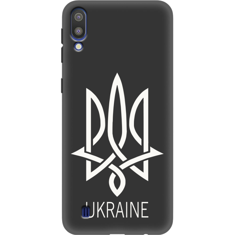 Черный чехол Uprint Samsung M105 Galaxy M10 Тризуб монограмма ukraine