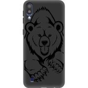 Черный чехол Uprint Samsung M105 Galaxy M10 Grizzly Bear