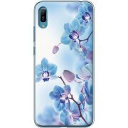 Чехол со стразами Huawei Y6 2019 Orchids
