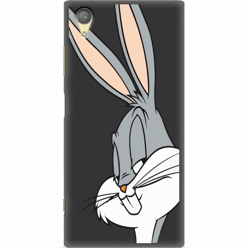 Черный чехол Uprint Sony Xperia XA1 Plus G3412 Lucky Rabbit