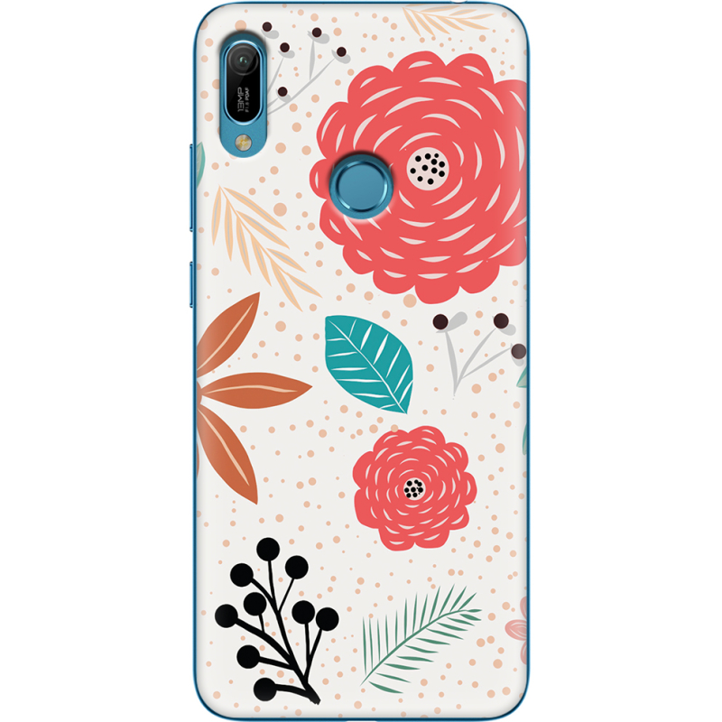 Чехол Uprint Huawei Y6 Prime 2019 Line Flowers