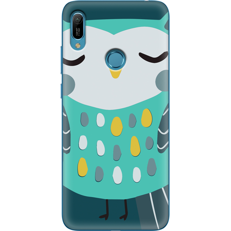 Чехол Uprint Huawei Y6 Prime 2019 Green Owl