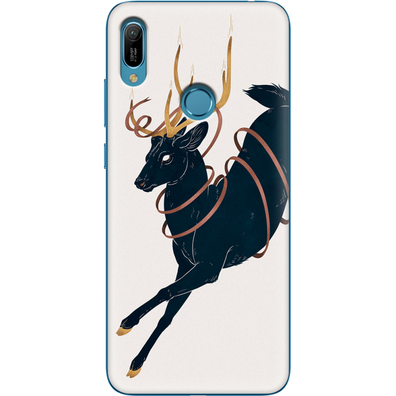 Чехол Uprint Huawei Y6 Prime 2019 Black Deer