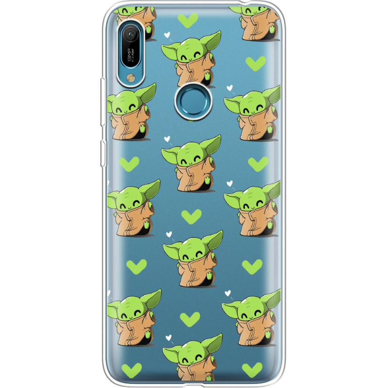 Прозрачный чехол Uprint Huawei Y6 Prime 2019 Pattern Baby Yoda