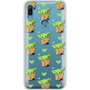 Прозрачный чехол Uprint Huawei Y6 Prime 2019 Pattern Baby Yoda