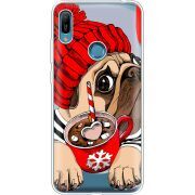 Прозрачный чехол Uprint Huawei Y6 Prime 2019 Winter Puggy