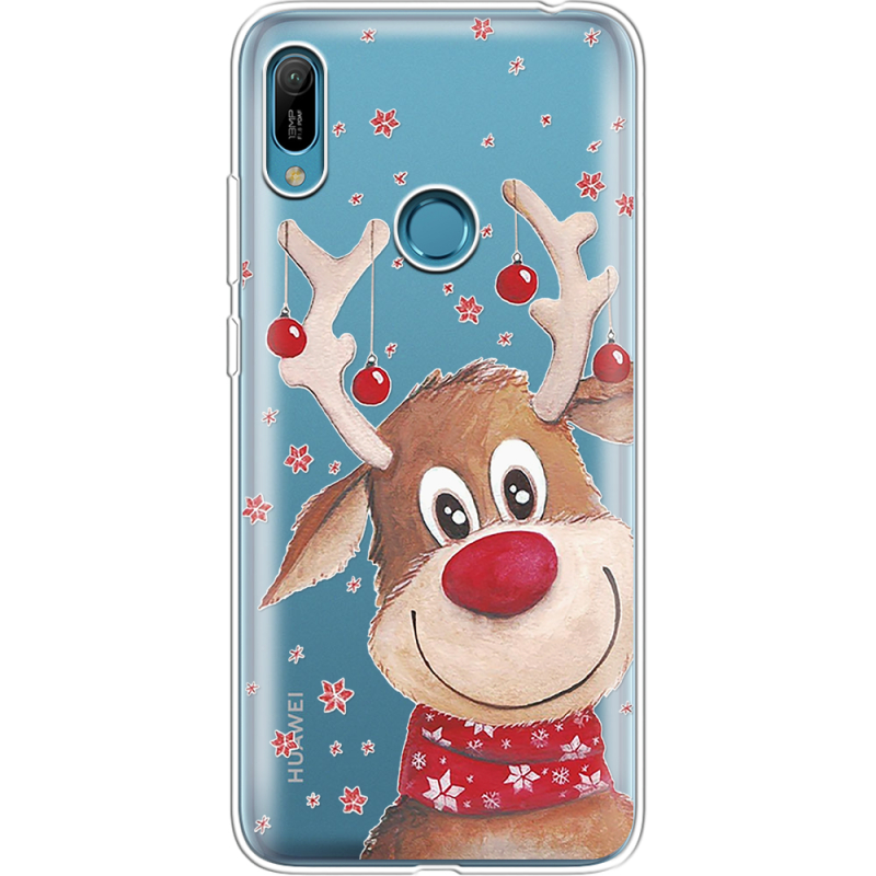 Прозрачный чехол Uprint Huawei Y6 Prime 2019 Winter Deer