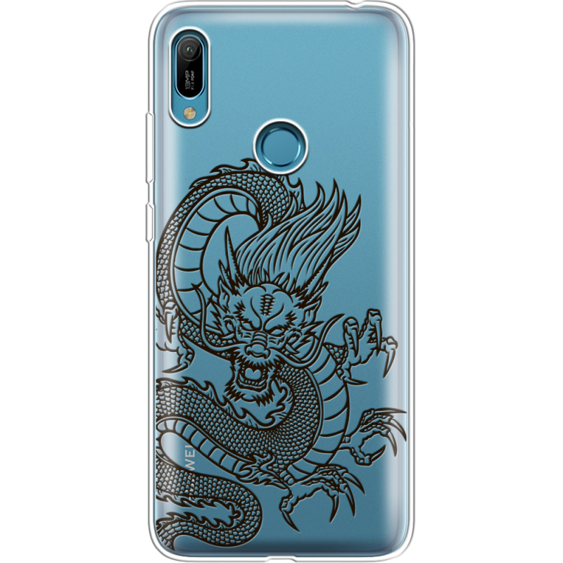 Прозрачный чехол Uprint Huawei Y6 Prime 2019 Chinese Dragon