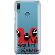 Прозрачный чехол Uprint Huawei Y6 Prime 2019 siquid game люди в красном