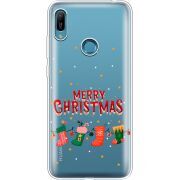Прозрачный чехол Uprint Huawei Y6 Prime 2019 Merry Christmas