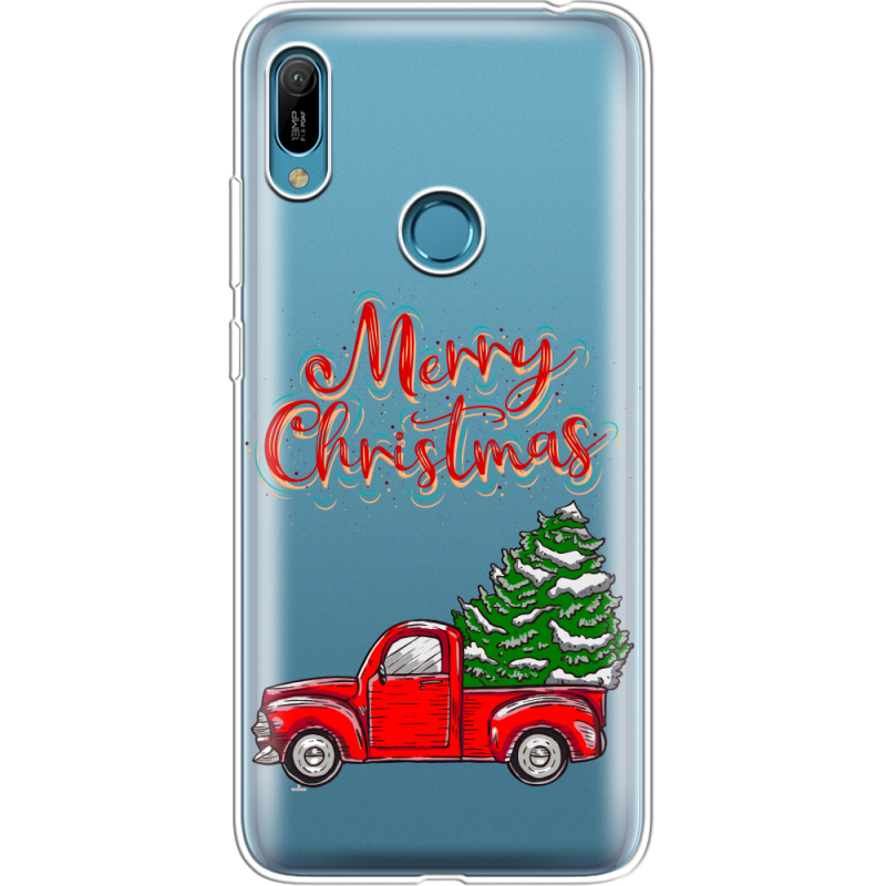 Прозрачный чехол Uprint Huawei Y6 Prime 2019 Holiday Car