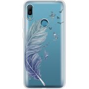 Прозрачный чехол Uprint Huawei Y6 Prime 2019 Feather