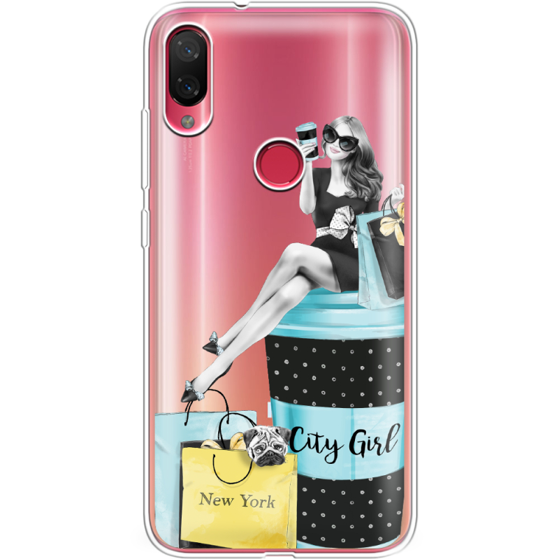 Прозрачный чехол Uprint Xiaomi Mi Play City Girl