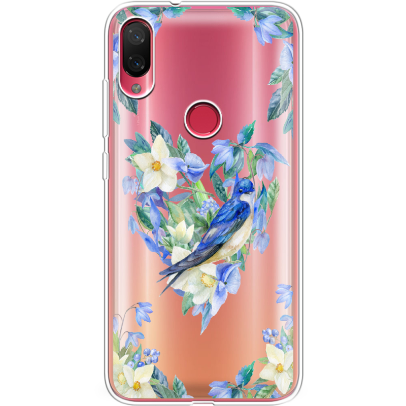Прозрачный чехол Uprint Xiaomi Mi Play Spring Bird