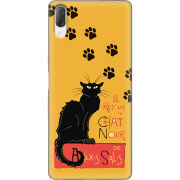 Чехол Uprint Sony Xperia L3 I4312 Noir Cat