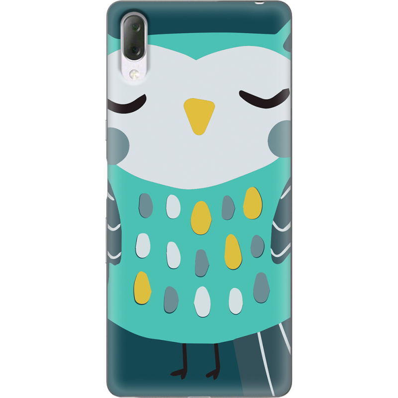 Чехол Uprint Sony Xperia L3 I4312 Green Owl