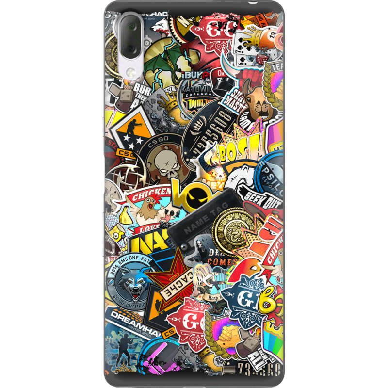 Чехол Uprint Sony Xperia L3 I4312 CS:Go Stickerbombing